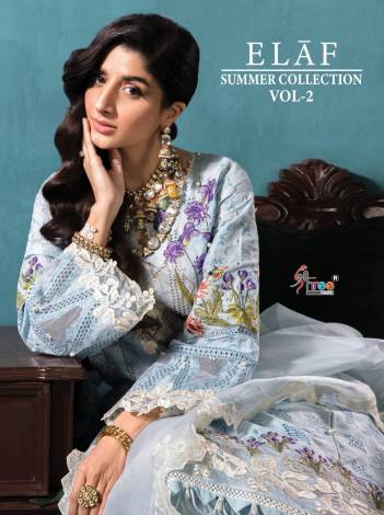 Elaf Summer Collection Vol 2 By Shree Fab Fancy Cotton Salwar Kameez Collection